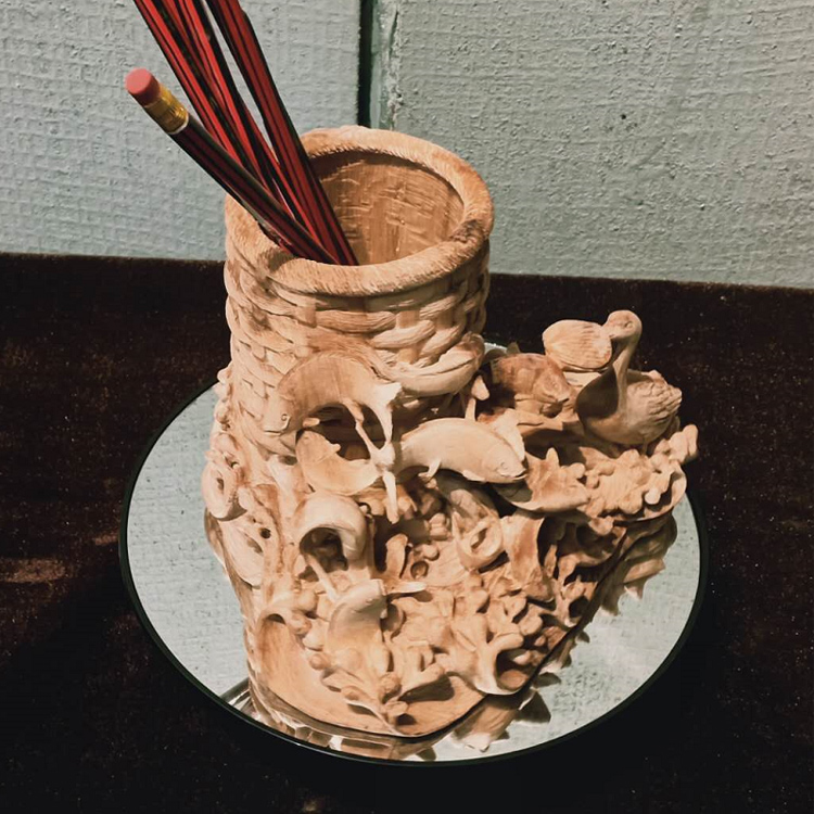 洪福禄《幸福满筐》