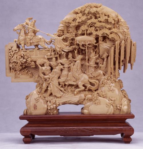 中国工艺美术大师吴初伟向工美集捐赠墨宝